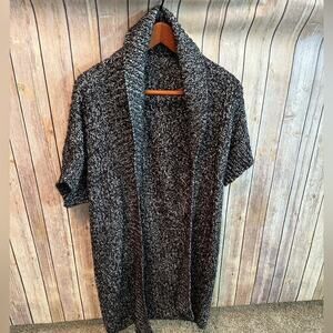 White House Black Market short sleeve longer length sweater size small